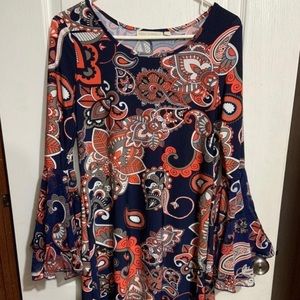 Ladies / Women’s Paisley Print Dress